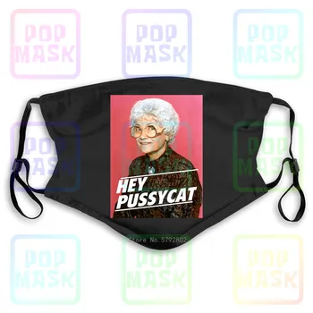

Dust Mask with Filter Hey Pussycat Sophia Goldendorothy Blancheretro Gay Pride Washable Reusable Mask