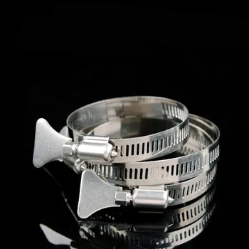 Günstige 5/10pcs/lot All Size Stainless Steel 304 Worm Drive Hose Clamp - Fuel Pipe Tube Clips Water
