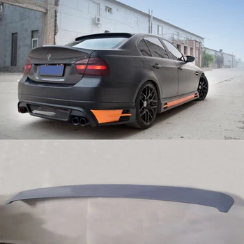 

E90 HM Styling FRP Gray primer Rear Roof Lip Wing Spoiler for BMW 2005-2012