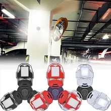 Светодиодный деформируемый гаражный свет складной светильник E27 трехлистный потолочный светильник лампа Новое поступление дропшиппинг