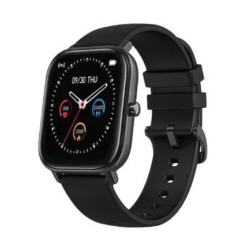 

P8 Smart Watch Men's and Women's Sports IP67 Waterproof Multi-Sport Mode Heart Rate Blood Pressure Monitoring Watch (Black)
