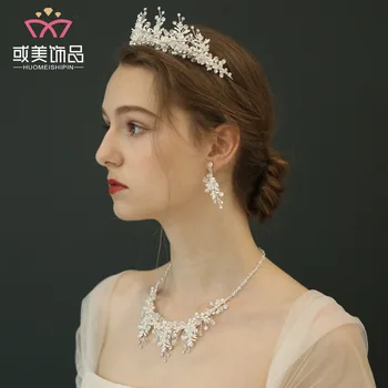 

NPASON 2020 Fashion Women Wedding Hair tiraras Accessory