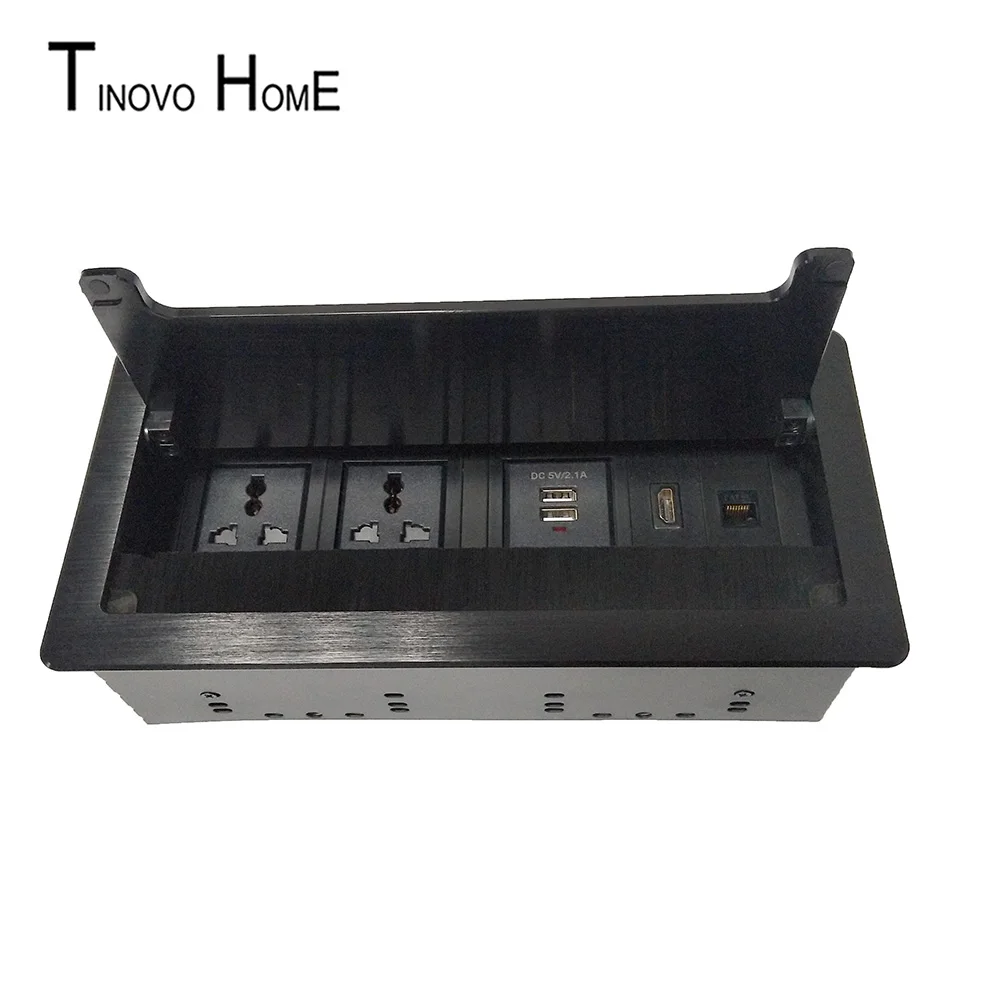 

Desktop socket, brush flip cover, dustproof socket box, USB charging network, HDMI information box