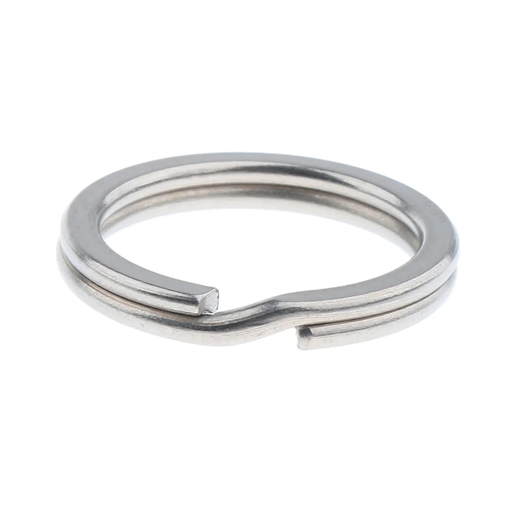 Titanium O Type Key Holder Hook Loop Hoop Pocket Tool Mini Clip Split Key Chain Ring for Camping Hiking Backpack Bag Accessories