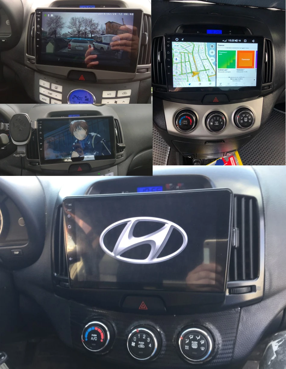 Idoing " Автомобильный Радио Мультимедиа Android 8,1 видео плеер навигация gps для hyundai Elantra HD 2006-2010 4G+ 64G DSP 2.5D NO 2 DIN