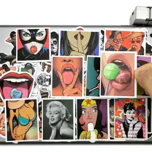 

50pcs Funny Fashion Art Seduction Pretty Cool Girl Sexy Beauty Mixed Laptop Phone Guitar Skateboard Bike Motorcycle Car Stickers