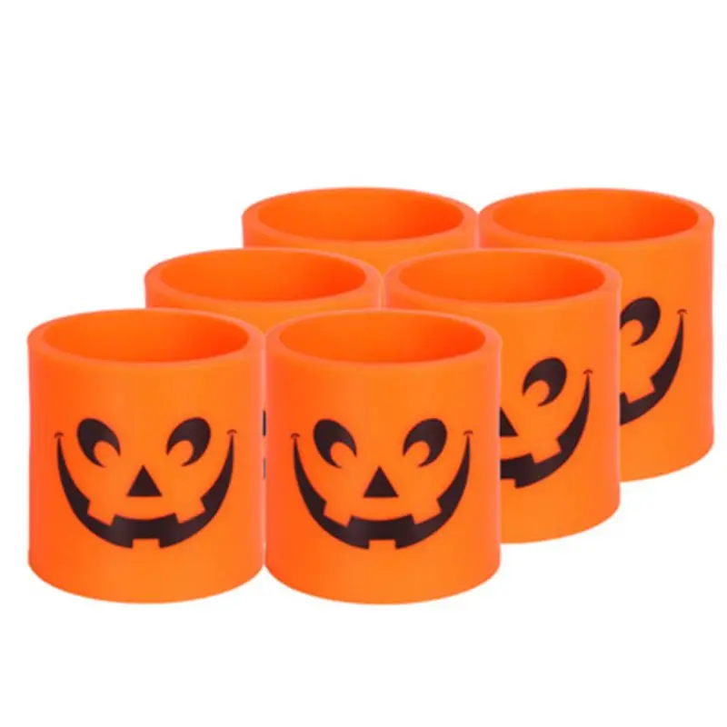 Halloween pumpkin light ,electronic luminous LED plastic candle light for holiday decoration home Decor Bedside Indoor Outdoor P