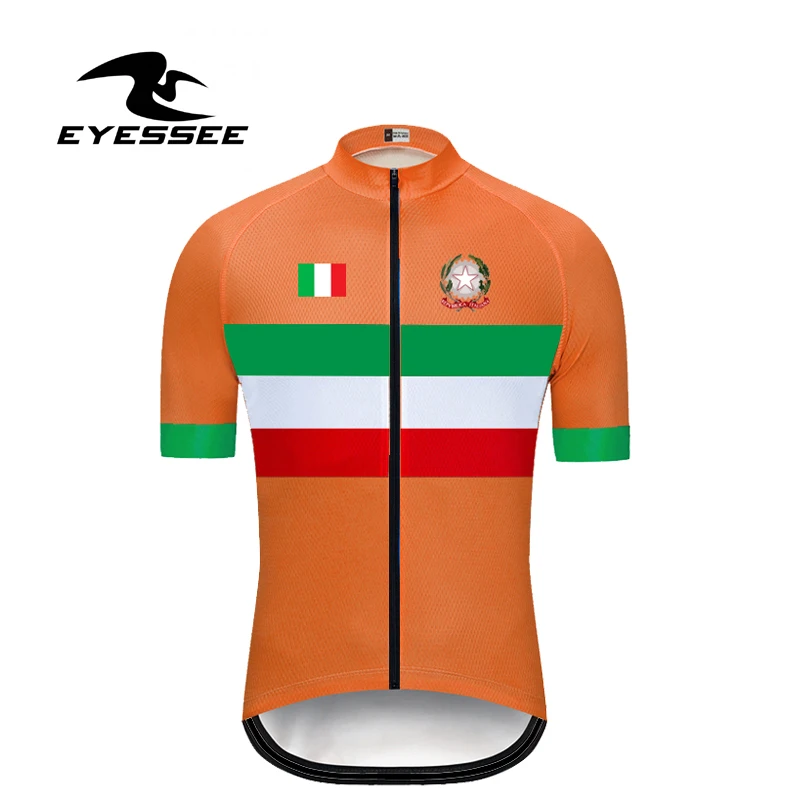 EYESSEE Италия Велоспорт Джерси Лето короткий рукав MTB Одежда для езды на велосипеде Горный гоночный велосипед Джерси велосипедная форма