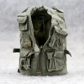 

1/6 Scale Woman Pilot Vest Men Reporter Vest Male Tactical Vest Female For 12" Action Figure Body Doll Accessories