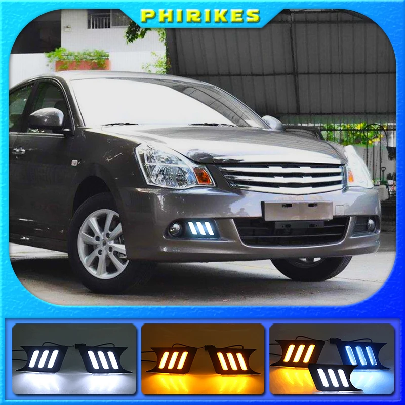 1 комплект для Nissan Sylphy sentra X-Trail 2009-2018 светодиодный DRL Дневной светильник