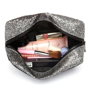 

Exquisite Fashion Sequins Small Square Bag Multi-function Cosmetic Bag Tissue Cosmetics Bag Easy To Carry Travel