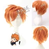 25cm Anime Haikyuu Karasuno High School Volleyball Club Cosplay Kenma Kozume Role Playing Wigs Halloween Cosplay Black Gold Grad ► Photo 3/6