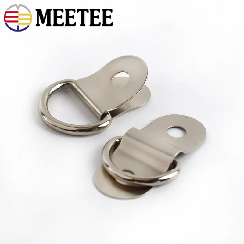 Металлическая D образная Пряжка Meetee 10/30 шт. U образные зажимы свод моста для сумок