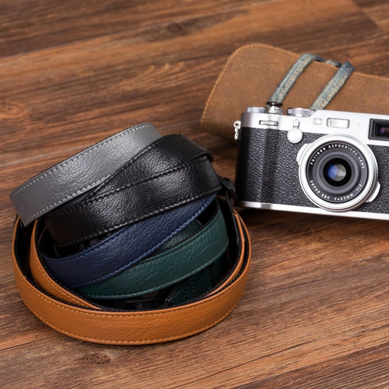 Ручной работы из натуральной кожи простой плечевой ремень для камеры DSLR шейный ремень для Nikon Z6/Z7 Canon EOS sony A7R2M2 R3A9