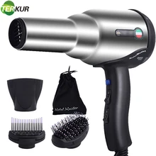 Blow Dryer with Diffuser Ionic Hair Dryer Extended lifespan AC Motor 2 Speed and 3 Heat Settings Cool Shut Button Fast Drying EU