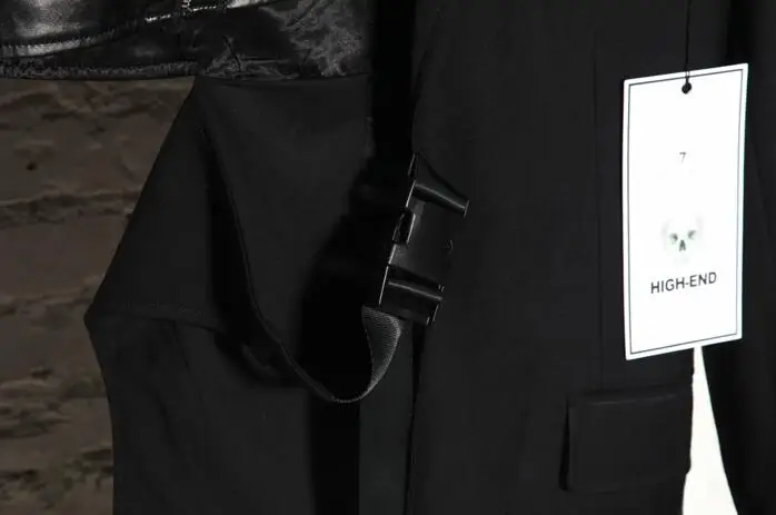 XS-5XL независимый дизайн мужская одежда модный певец GD DS PU сплайсинга досуг костюм плюс размер сценические костюмы