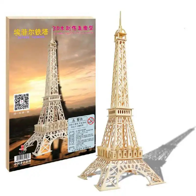 rompecabezas 3d torre eiffel