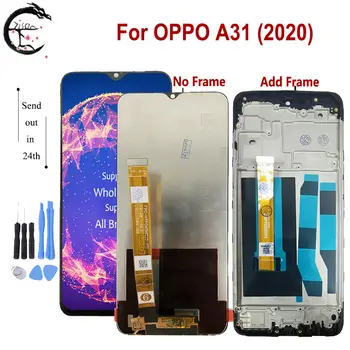 

A31 LCD For OPPO A31 2020 Display With Frame Touch Screen Digitizer Sensor Assembly A31 2020 Display Replacement Tested OK 6.5"