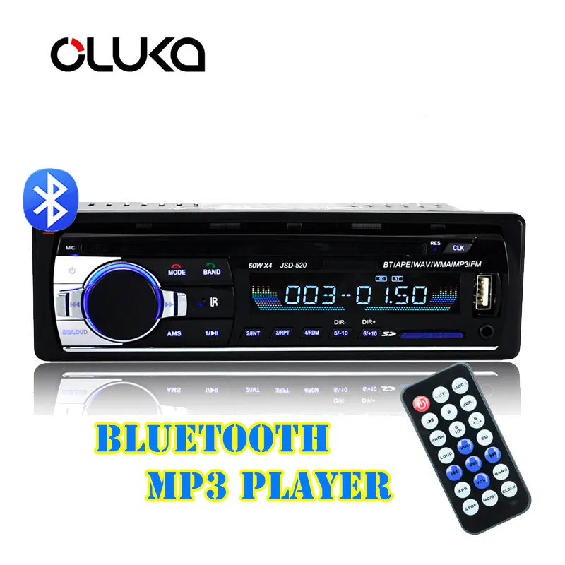 

Bluetooth V2.0 Stereo Autoradio Car Radio 12V In-dash 1 Din FM Aux Input Receiver SD USB MP3 MMC WMA Car Audio Player