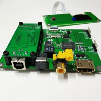 

Amanero Digital Interface XMOS Sampling Rate Display Board AK4118 SPDIF I2S Switch H152