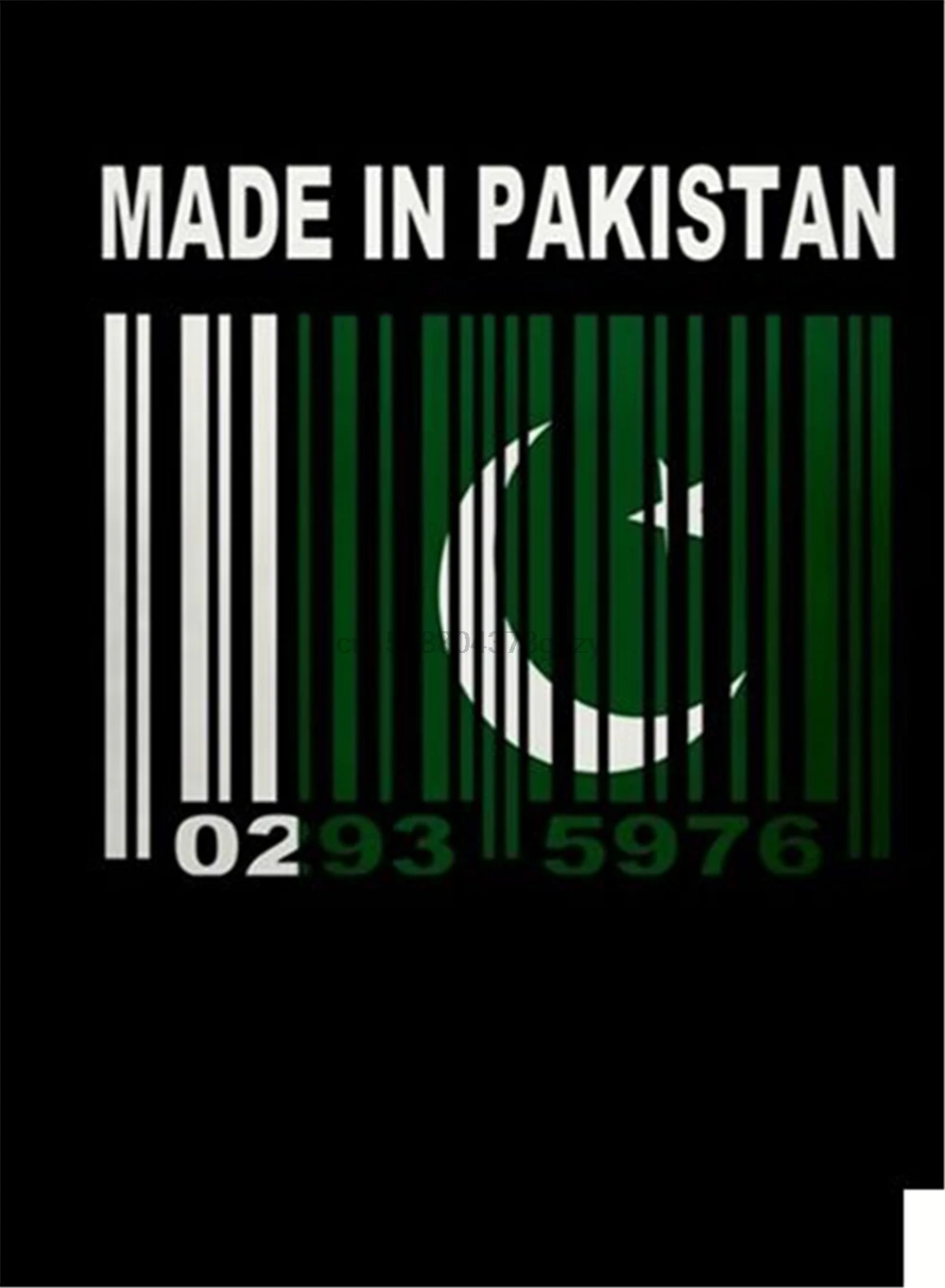Made In Pakistan Urdu Pakistani Coat Of Arms Emblems Barcode Flag T Shirt Pak Custom Screen Printed Tee Shirt T Shirts Aliexpress