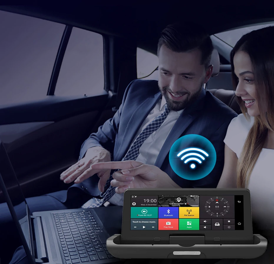 Автомобильный видеорегистратор WHEXUNE 8 дюймов, 4G, Android, Full HD, 1080 P, автомобильная камера, gps навигатор, ADAS, двойной объектив, ночное видение, Автомобильный видеорегистратор, видеорегистратор