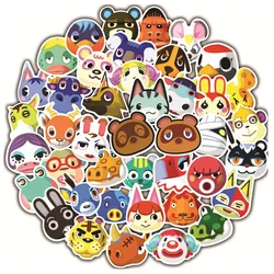 10/30/50/100Pcs Cute Cartoon Animal Stickers Graffiti Stickers Water Cup Trolley Case Stickers Children's Decal
