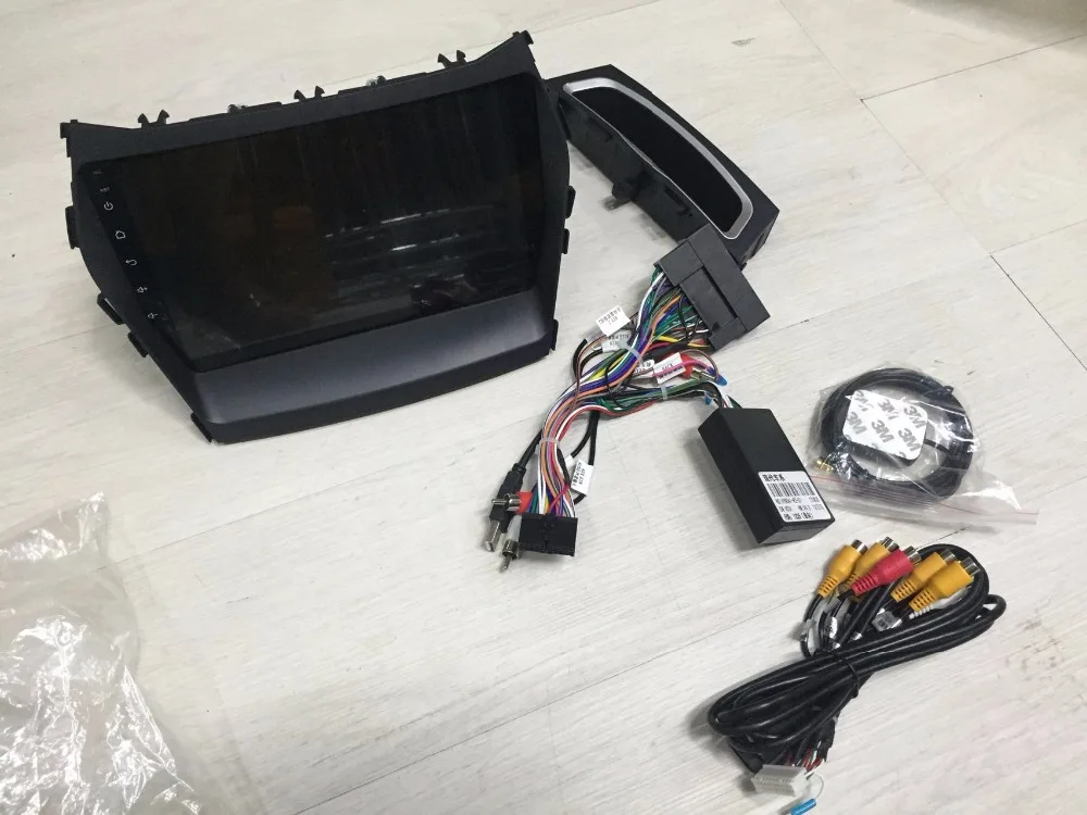 Cheap ChoGath 9 inch Android 9.0 1024*600 Capacitive screen for HYUNDAI Santa Fe 2011-2017 TUCSON with WIFI ,steeling wheel control 1