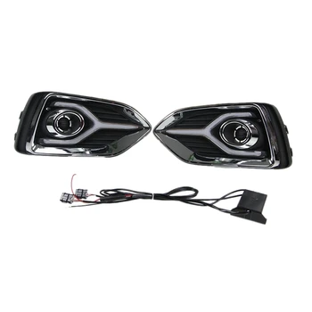 

DHBH-For Hyundai Accent 2018-2019 DRL Daytime Running Fog Light with Turn Signal Lamp