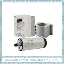 24000 кВт Мотор шпинделя ER11 об/мин мотор шпинделя с воздушным охлаждением 4 подшипника+ 1,5 кВт AC220V VFD инвертор+ 80 мм алюминиевый кронштейн