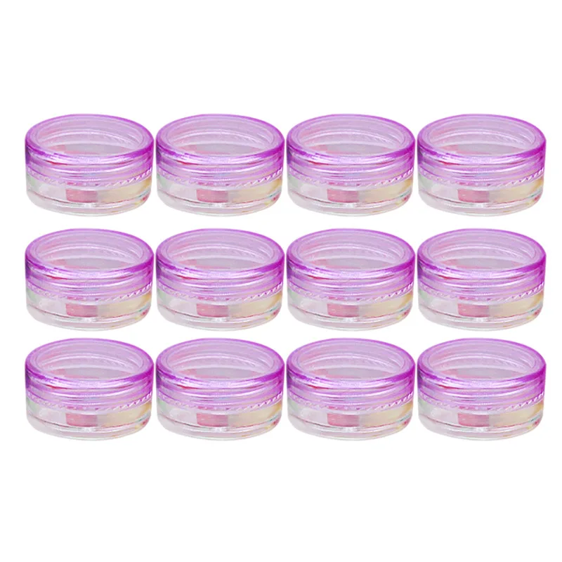 새로운 10Pcs/50Pcs 미니 화장품 항아리 아이섀도 컴팩트 메이크업 페이스 크림 컨테이너