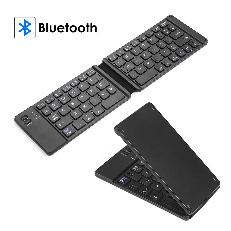 Складная Bluetooth клавиатура карманного размера для планшета телефона iOS Win Android Мини