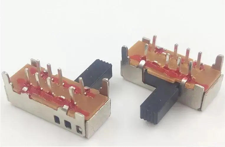 

SK23D06G7 Eight-leg three-speed horizontal toggle switch patch, toggle switch, dual-row 8-pin