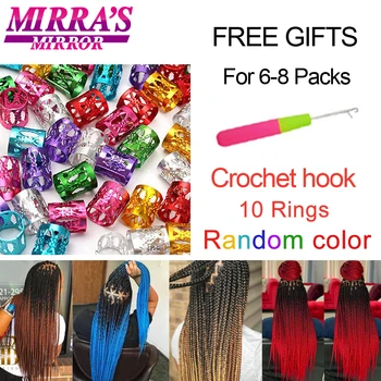 Mirra'S Mirror Pre Stretched Braiding Hair Ez Braid Hair Synthetic Crochet Braiding Hair Extensions 6