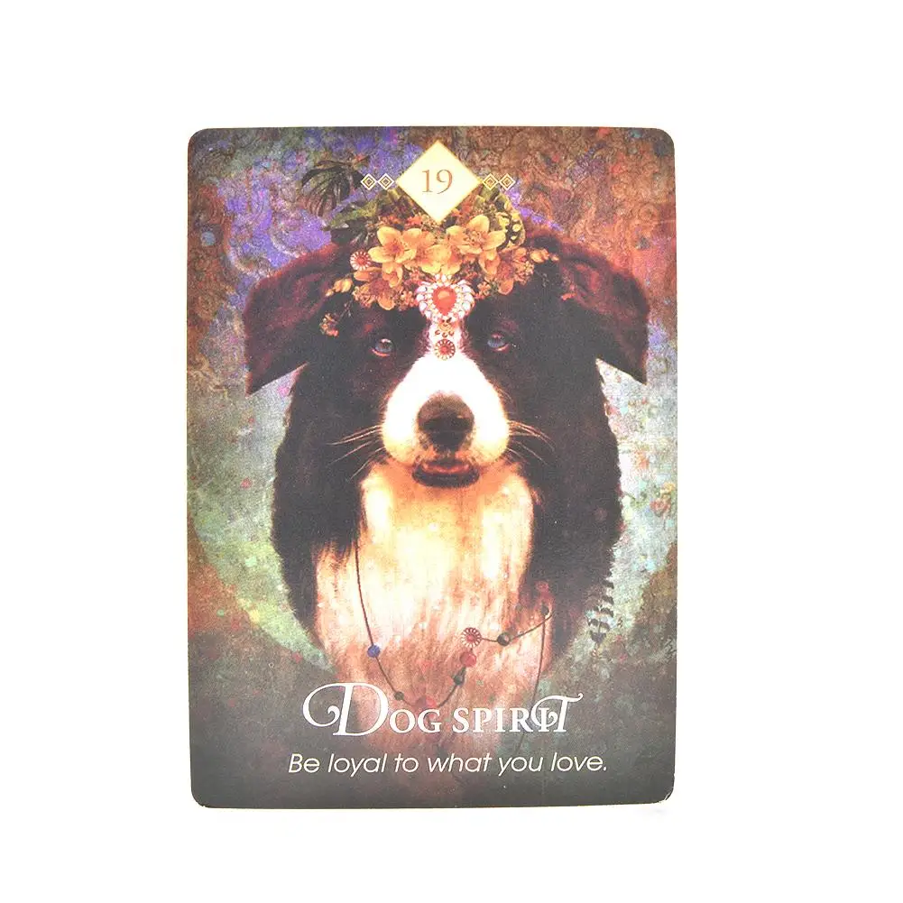 68 шт. Таро Kaarten Dek Tarot Card Voor De Geest Dier Orakel Begeleiding waarzegerij Fate Bordspel Voor вечерние Spelen Card# N