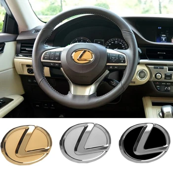 

64/74mm Car Steering Wheel Sticker for Lexus Emblem IS250 RX IS RX350 CT200h GS GS300 IS200 LX470 GX470 LS430 LS460 RX300 LS400
