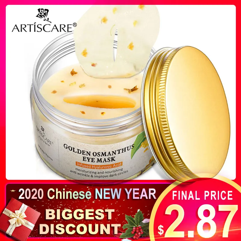 

ARTISCARE Eye Mask Eye Patches Golden Osmanthus Fragrans Moisturizing Repair Under the Eyes Removal Dark Circles Lifting Firming