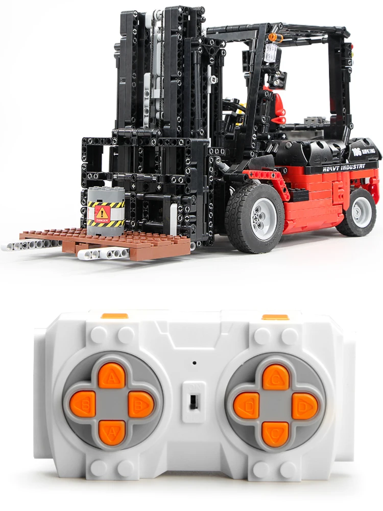 Приложение RC Forklift Truck Technic серии Инженерная модель автомобиля строительные блоки