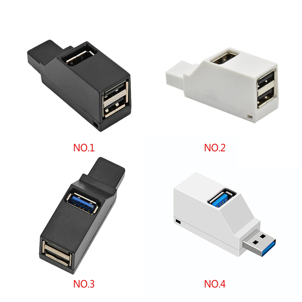 Универсальный мини 3 порта USB 2,0/3,0 концентратор ноутбук ПК Высокая скорость передачи данных USB разветвитель адаптер многопортовый usb-хаб