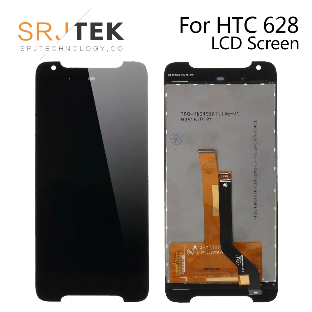 Протестированный " для htc Desire 628 ЖК-дисплей кодирующий преобразователь сенсорного экрана в сборе Замена D628 для htc 628 Запчасти для ЖК-экрана