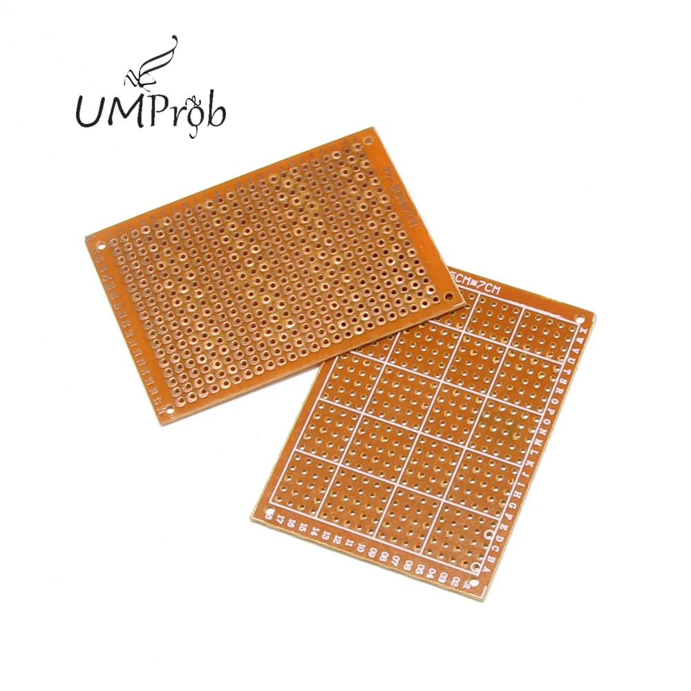 10 шт. прототип бумага Медь PCB Универсальный Эксперимент Матрица платы 5x7 см Diy Kit