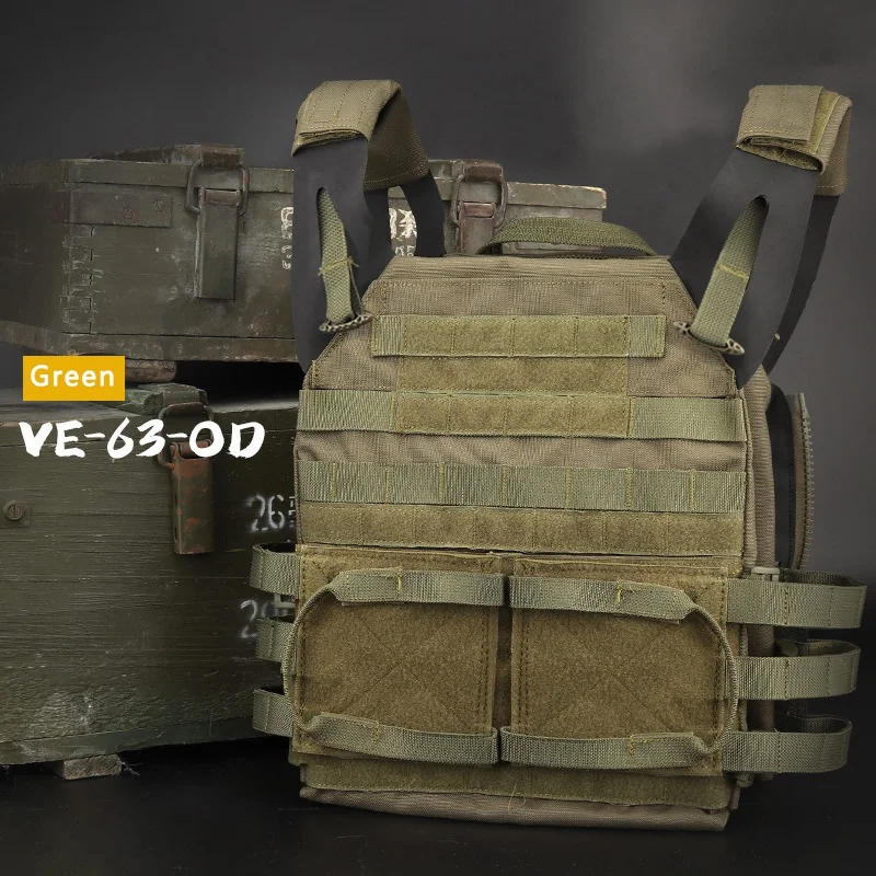 Охотничий бронежилет JPC Molle Plate Carrier, уличный жилет CS для игры в пейнтбол, страйкбол, жилет, аксессуары для стрельбы - Цвет: OD