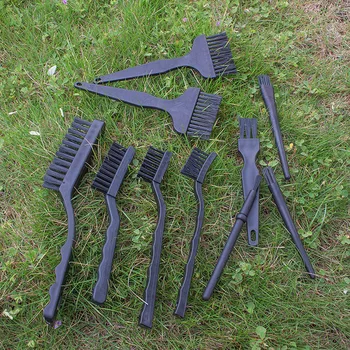

3pcs/1set 23Cm+17.5cm+14cm Antistatic Brush Crank Nylon Bristle Circuit Board Dust Electrostatic Brush PCB Board Cleaning Tool