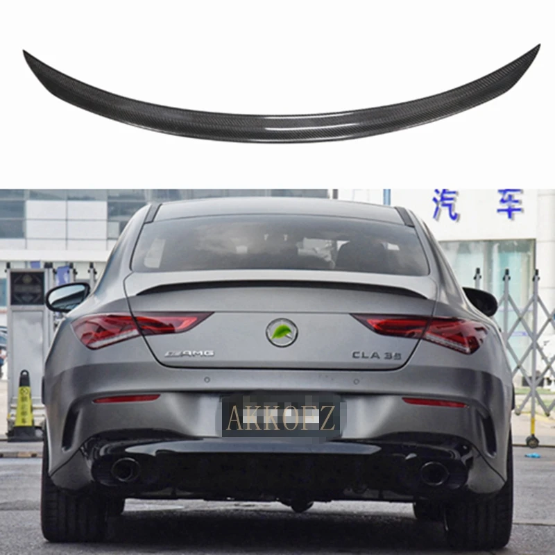 Spoiler Posteriore Per Benz Classe Cla W118 2020 Ala Spoiler Baule Posteriore In Fibra Di Carbonio Per Mercedes C118 Coperchio Ala Baule Coda Amg Styl