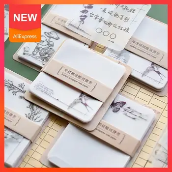 

30pcs / Set Tearable Translucent Message Book Plant Office Notes Series Paper Stationery Plant School Words Acid Sulfuric K2W2