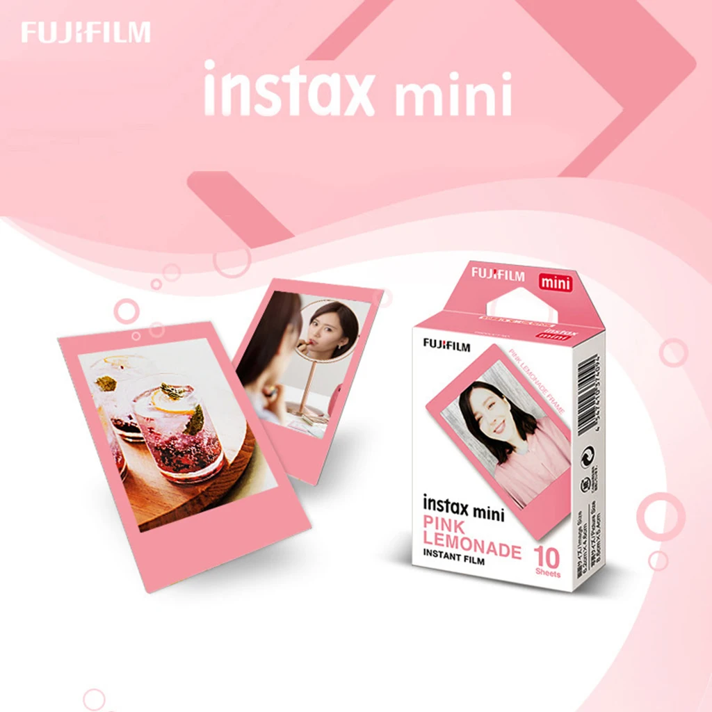 Fujifilm Instax Mini7s 25 50s 90 Photo Paper Film Camera Instax Mini 8 9 Film 10 Sheet Mini 8 9 Cartoon Instant Film Hot Sales