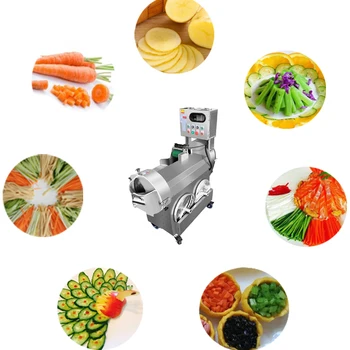 

Multi-function Shred machine Commercial cutting machine restaurant vegetable cutter dicer machines