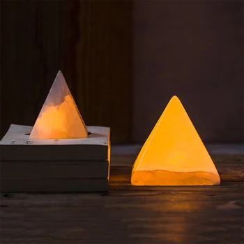 

Pyramid ore night light USB charging Motion sensitive three color change bedside bedroom table lamp living room dropship