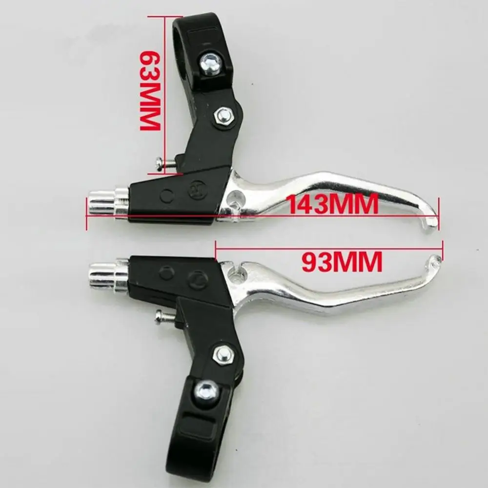 Bike Handlebar Brake Handle Levers Aluminum Durable 22mm 1 Pair Cycling Accessories