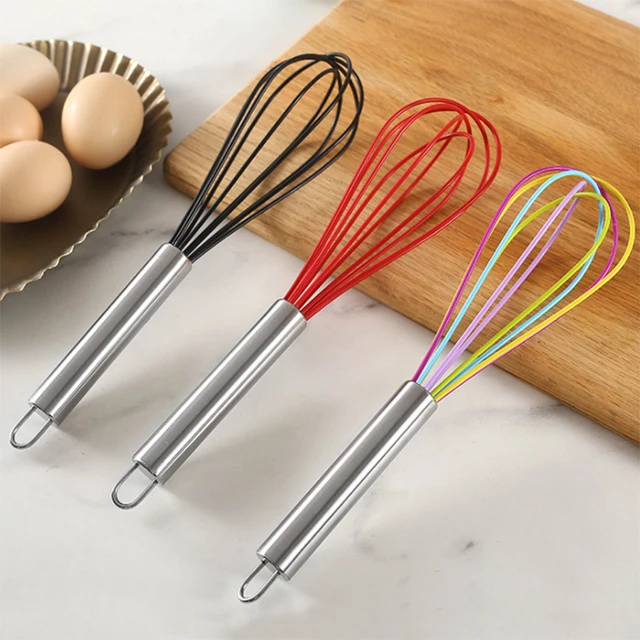Egg Beater In Stainless Steel Manual Egg Beater Stick - Beat Green